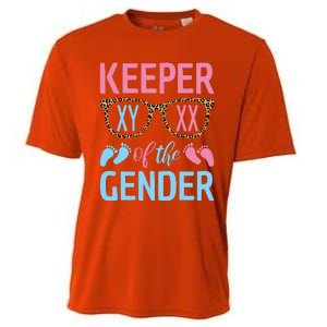 Keeper Of The Gender Baby Shower Gender Reveal Party Outfit Cooling Performance Crew T-Shirt