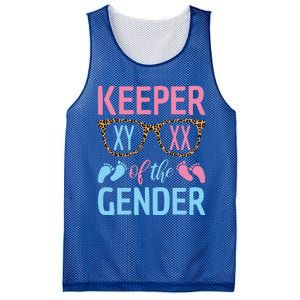 Keeper Of The Gender Baby Shower Gender Reveal Party Outfit Mesh Reversible Basketball Jersey Tank