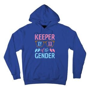 Keeper Of The Gender Baby Shower Gender Reveal Party Outfit Tall Hoodie