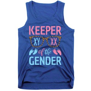 Keeper Of The Gender Baby Shower Gender Reveal Party Outfit Tank Top