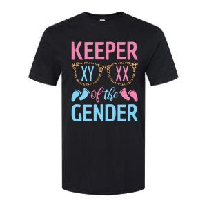 Keeper Of The Gender Baby Shower Gender Reveal Party Outfit Softstyle CVC T-Shirt