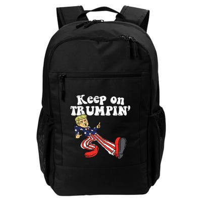 Keep On Trumpin Funny Usa Flag Support Reelect Trump 2020 Backpack