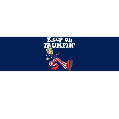 Keep On Trumpin Funny Usa Flag Support Reelect Trump 2020 Bumper Sticker