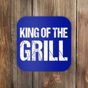 King Of The Grill Bbq Grill Barbecue Gift Coaster