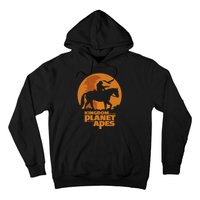 Kingdom Of The Planet Of The Apes Logo And Noa With Eagle Hoodie