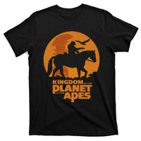 Kingdom Of The Planet Of The Apes Logo And Noa With Eagle T-Shirt