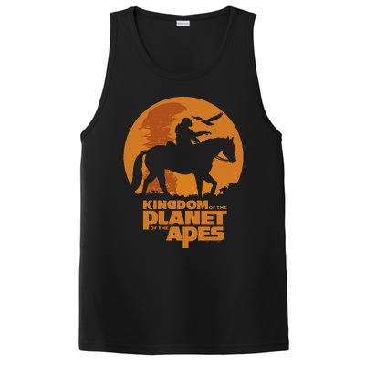 Kingdom Of The Planet Of The Apes Logo And Noa With Eagle PosiCharge Competitor Tank