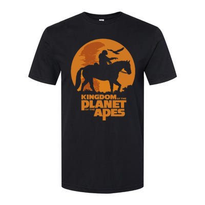 Kingdom Of The Planet Of The Apes Logo And Noa With Eagle Softstyle CVC T-Shirt