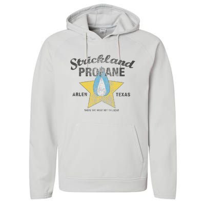 King Of The Hill Strickland Propane Arlen Tx Performance Fleece Hoodie