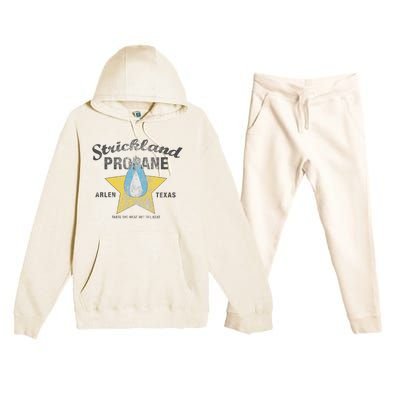 King Of The Hill Strickland Propane Arlen Tx Premium Hooded Sweatsuit Set