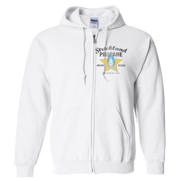 King Of The Hill Strickland Propane Arlen Tx Full Zip Hoodie