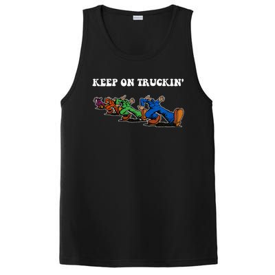 Keep On Truckin Distressed Arts Cars Truck Drivers PosiCharge Competitor Tank