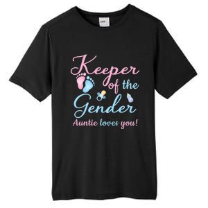 Keeper Of The Gender Auntie Loves Gender Reveal Party Idea Tall Fusion ChromaSoft Performance T-Shirt