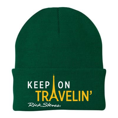 Keep On Travelin Rick Steves Knit Cap Winter Beanie