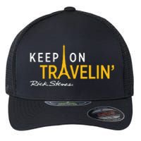 Keep On Travelin Rick Steves Flexfit Unipanel Trucker Cap