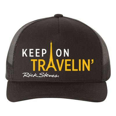 Keep On Travelin Rick Steves Yupoong Adult 5-Panel Trucker Hat