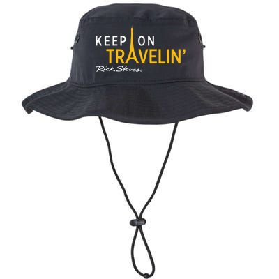 Keep On Travelin Rick Steves Legacy Cool Fit Booney Bucket Hat