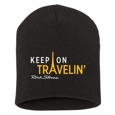 Keep On Travelin Rick Steves Short Acrylic Beanie