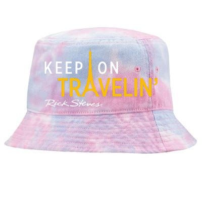 Keep On Travelin Rick Steves Tie-Dyed Bucket Hat