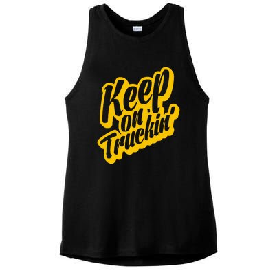 Keep On Truckin Ladies PosiCharge Tri-Blend Wicking Tank