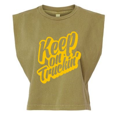 Keep On Truckin Garment-Dyed Women's Muscle Tee