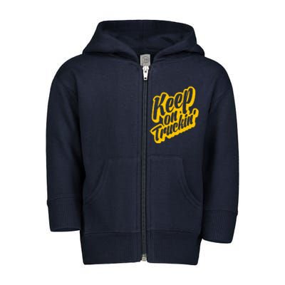 Keep On Truckin Toddler Zip Fleece Hoodie