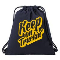 Keep On Truckin Drawstring Bag