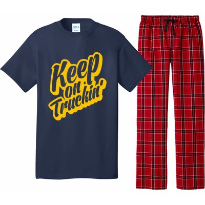 Keep On Truckin Pajama Set