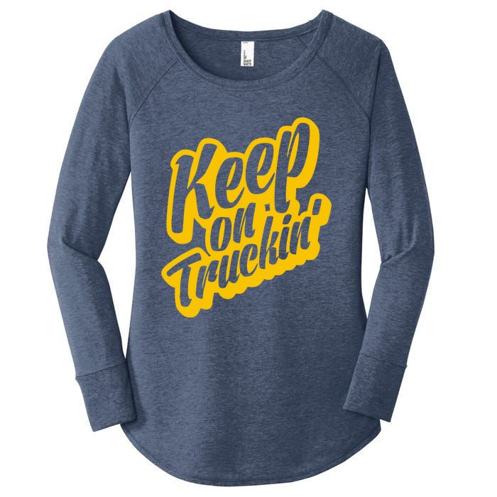 Keep On Truckin Women's Perfect Tri Tunic Long Sleeve Shirt