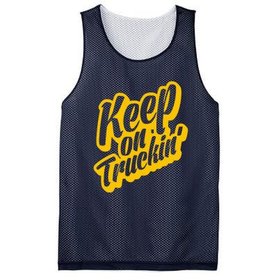 Keep On Truckin Mesh Reversible Basketball Jersey Tank