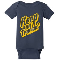 Keep On Truckin Baby Bodysuit