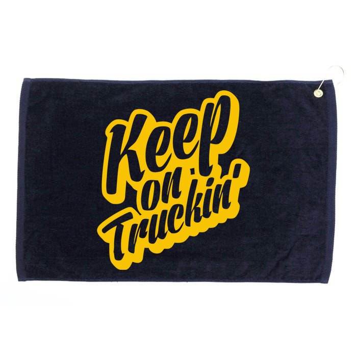 Keep On Truckin Grommeted Golf Towel