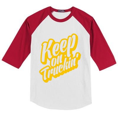 Keep On Truckin Kids Colorblock Raglan Jersey