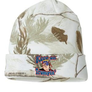 Keep On Trumpin Funny Political Trump Design Kati Licensed 12" Camo Beanie