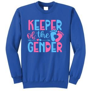 Keeper Of The Gender Gender Reveal Party Baby Shower Sweatshirt