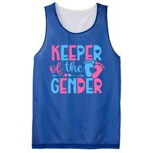 Keeper Of The Gender Gender Reveal Party Baby Shower Mesh Reversible Basketball Jersey Tank