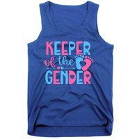 Keeper Of The Gender Gender Reveal Party Baby Shower Tank Top