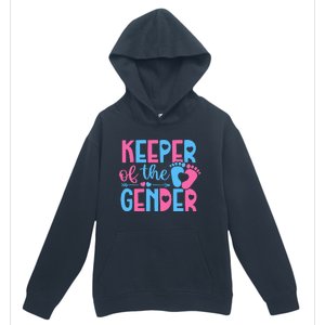 Keeper Of The Gender Gender Reveal Party Baby Shower Urban Pullover Hoodie