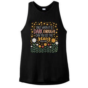 Kamala Only When It Is Dark Enough Can You See The Stars Ladies PosiCharge Tri-Blend Wicking Tank