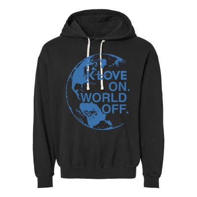 Klove On World Off Garment-Dyed Fleece Hoodie