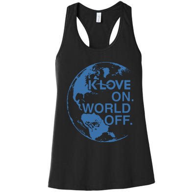 Klove On World Off Women's Racerback Tank