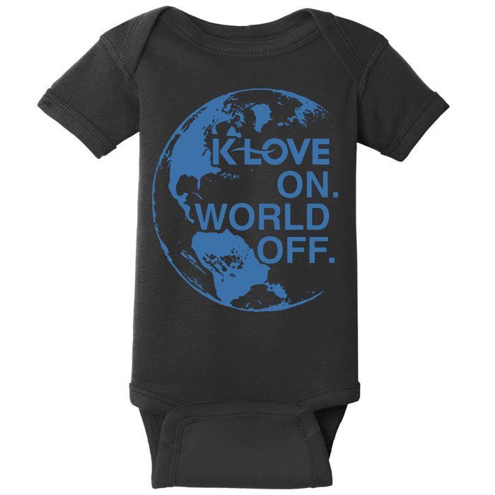 Klove On World Off Baby Bodysuit