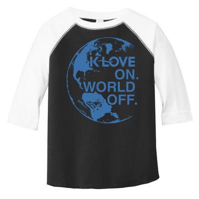 Klove On World Off Toddler Fine Jersey T-Shirt