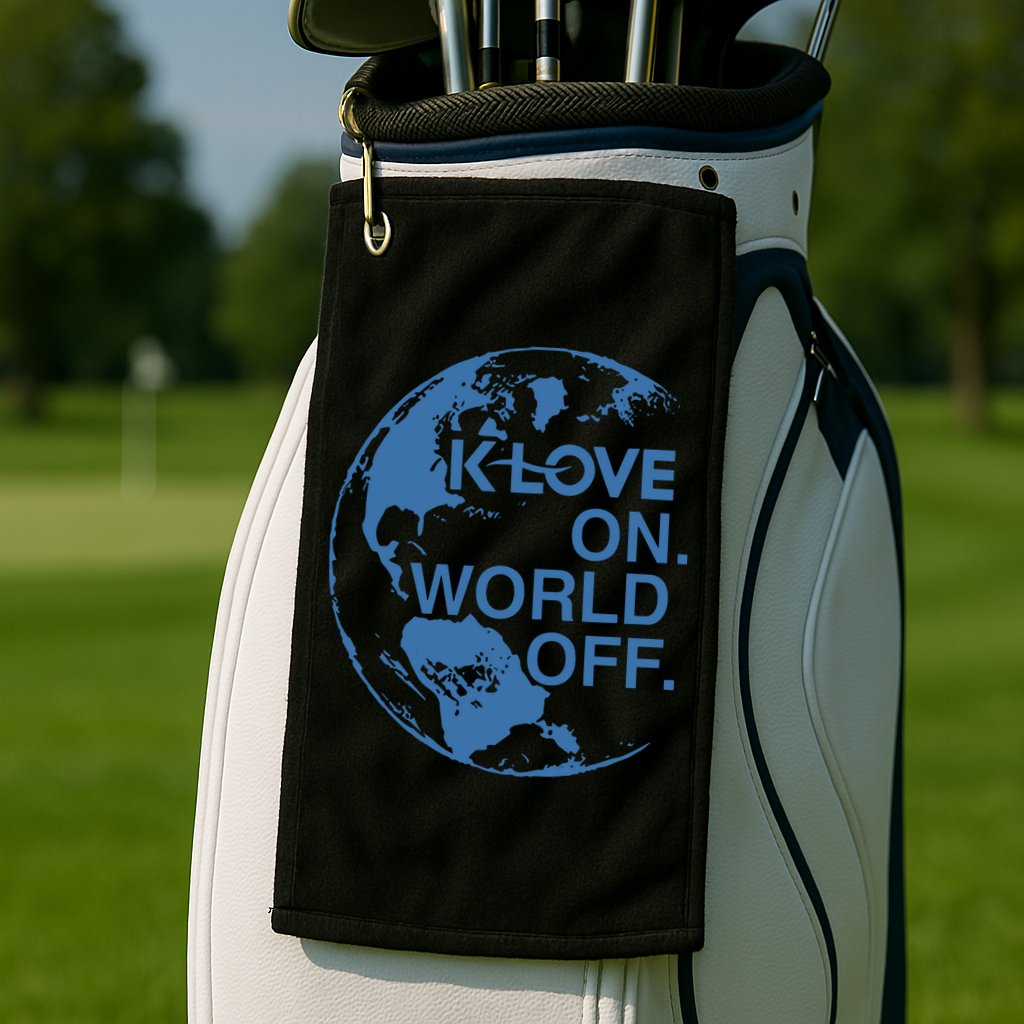Klove On World Off Golf Towel
