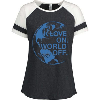 Klove On World Off Enza Ladies Jersey Colorblock Tee