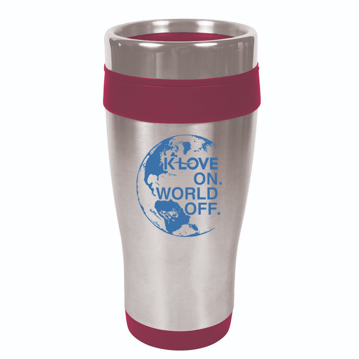 Klove On World Off 16oz Travel Tumbler