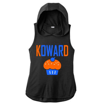 KOWARD Cupcake KD Oklahoma City Basketball Ladies PosiCharge Tri-Blend Wicking Draft Hoodie Tank