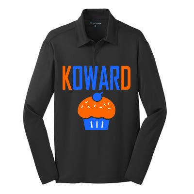 KOWARD Cupcake KD Oklahoma City Basketball Silk Touch Performance Long Sleeve Polo