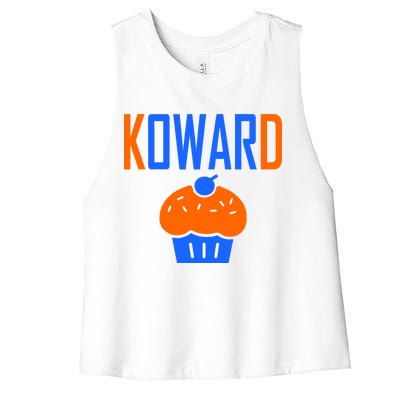 KOWARD Cupcake KD Oklahoma City Basketball Women's Racerback Cropped Tank