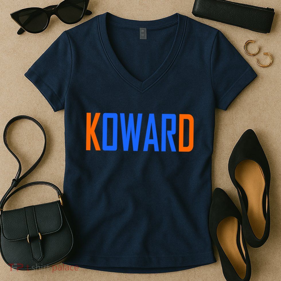 KOWARD KD Oklahoma City Basketball Fan Pride Women's V-Neck T-Shirt